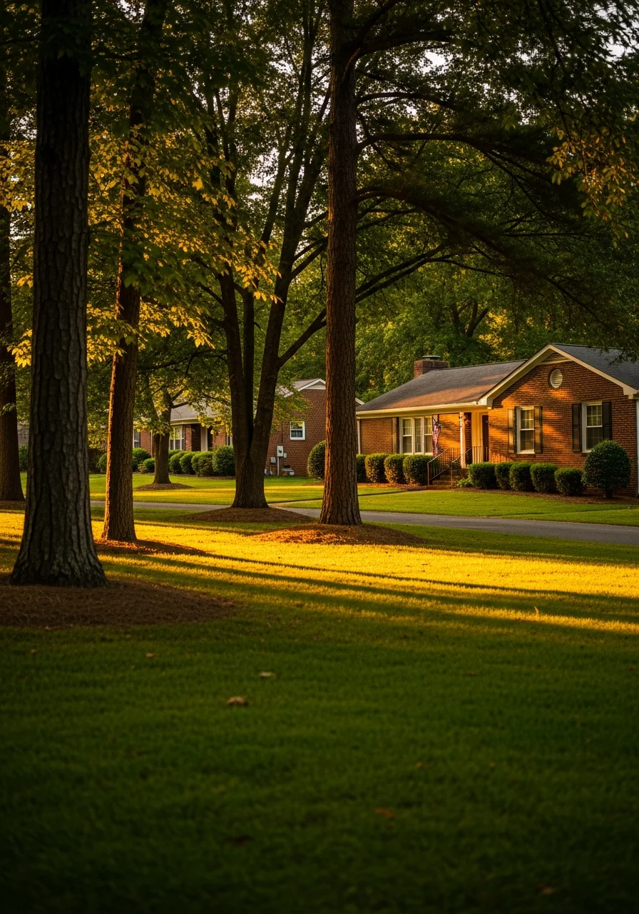 Residential home in Gaston County with traditional architecture and mature trees.